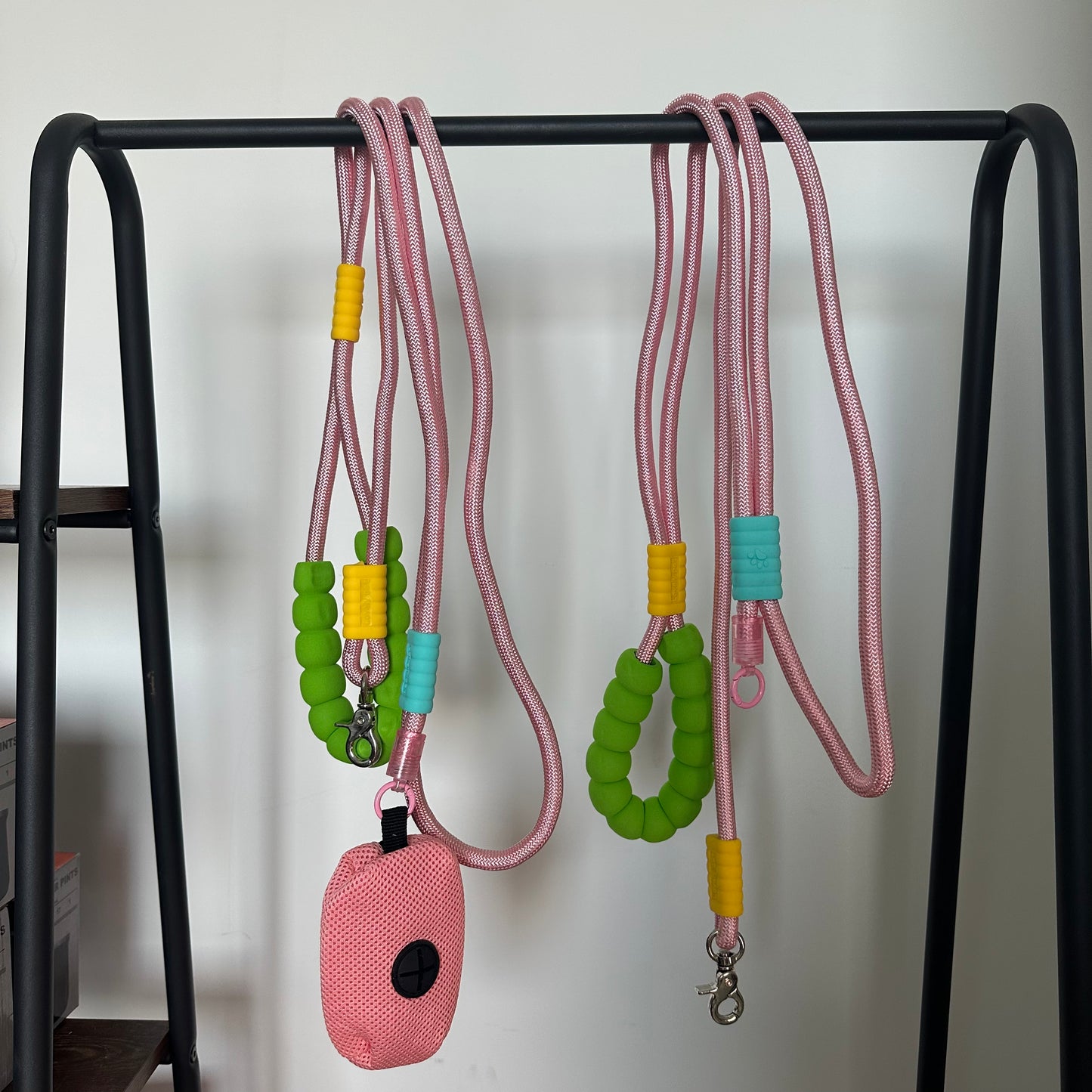 Sweet Light Pink Hands-Free Dog Leash