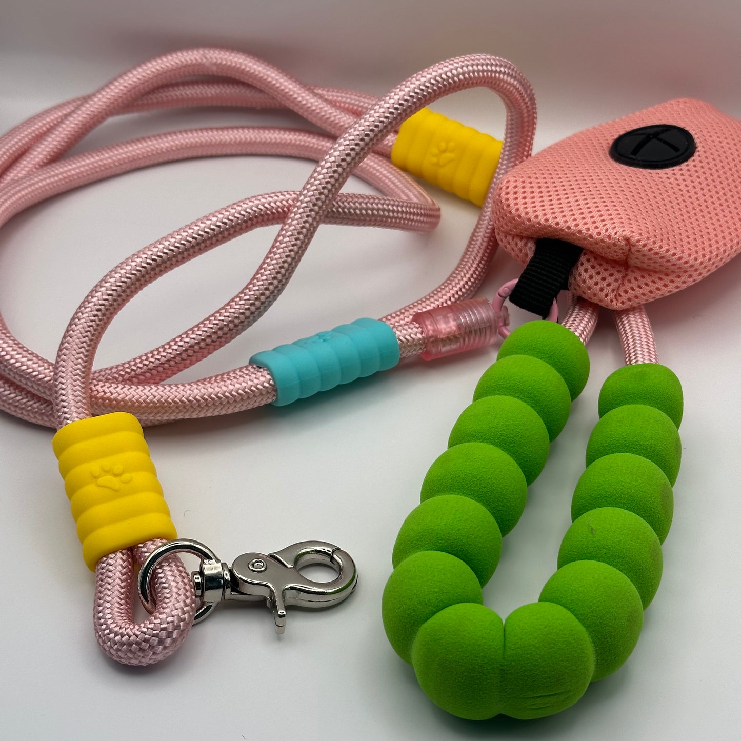 Sweet Light Pink Hands-Free Dog Leash