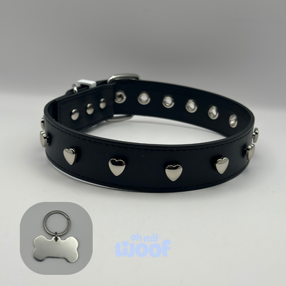 Sweetheart Dog Collar + Dog Id