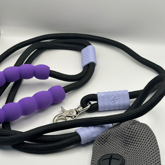 Classic Black Hands-Free Dog Leash