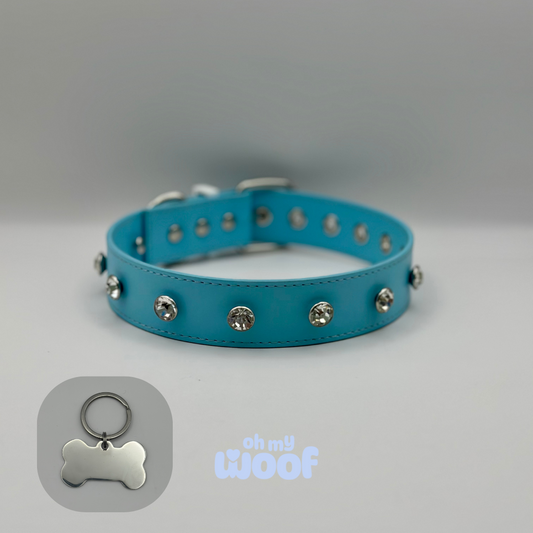 Glam Dog Collar + Dog Id